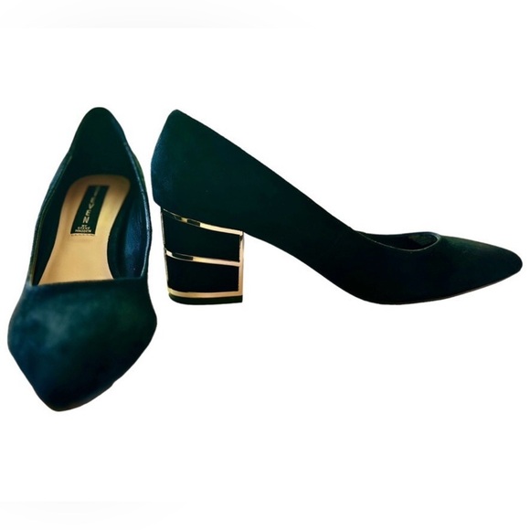 Steven By Steve Madden  elegant classic women’s Black Block Heels size 8.5 - Picture 8 of 16